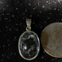 Load image into Gallery viewer, Clear Quartz Enhydro Pendant 18mm x 13mm
