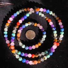 Load image into Gallery viewer, 15” Rainbow Chakra Necklace w/Bracelet
