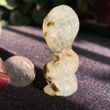 Load image into Gallery viewer, Prehnite Cobra Carving
