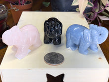 Load image into Gallery viewer, Rose Quartz Elephant Carving
