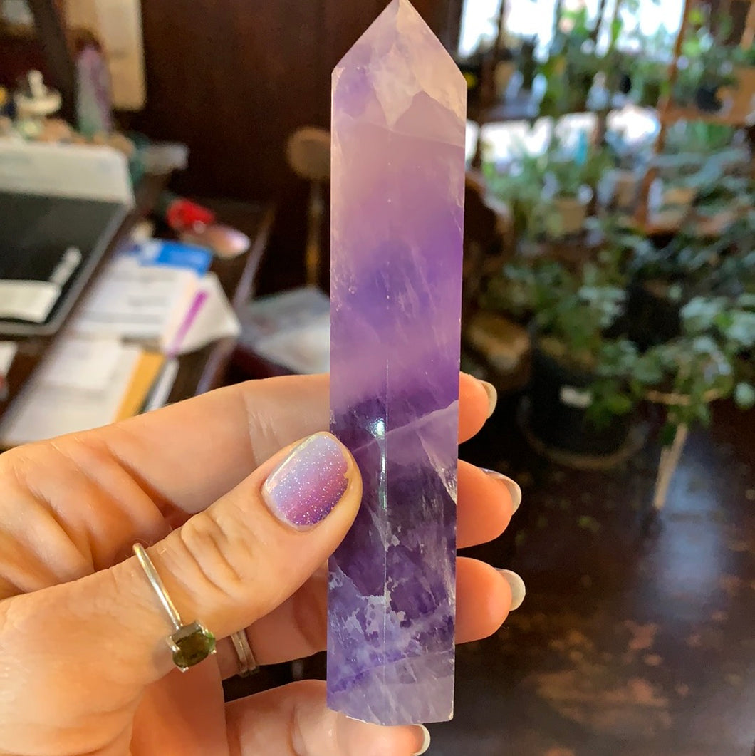 Purple Fluorite Tower