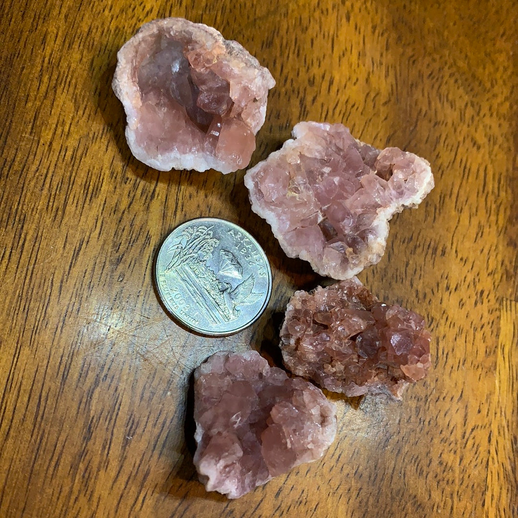 Pink Amethyst Chunk Geodes