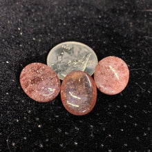 Load image into Gallery viewer, Red Strawberry Quartz Cabochons
