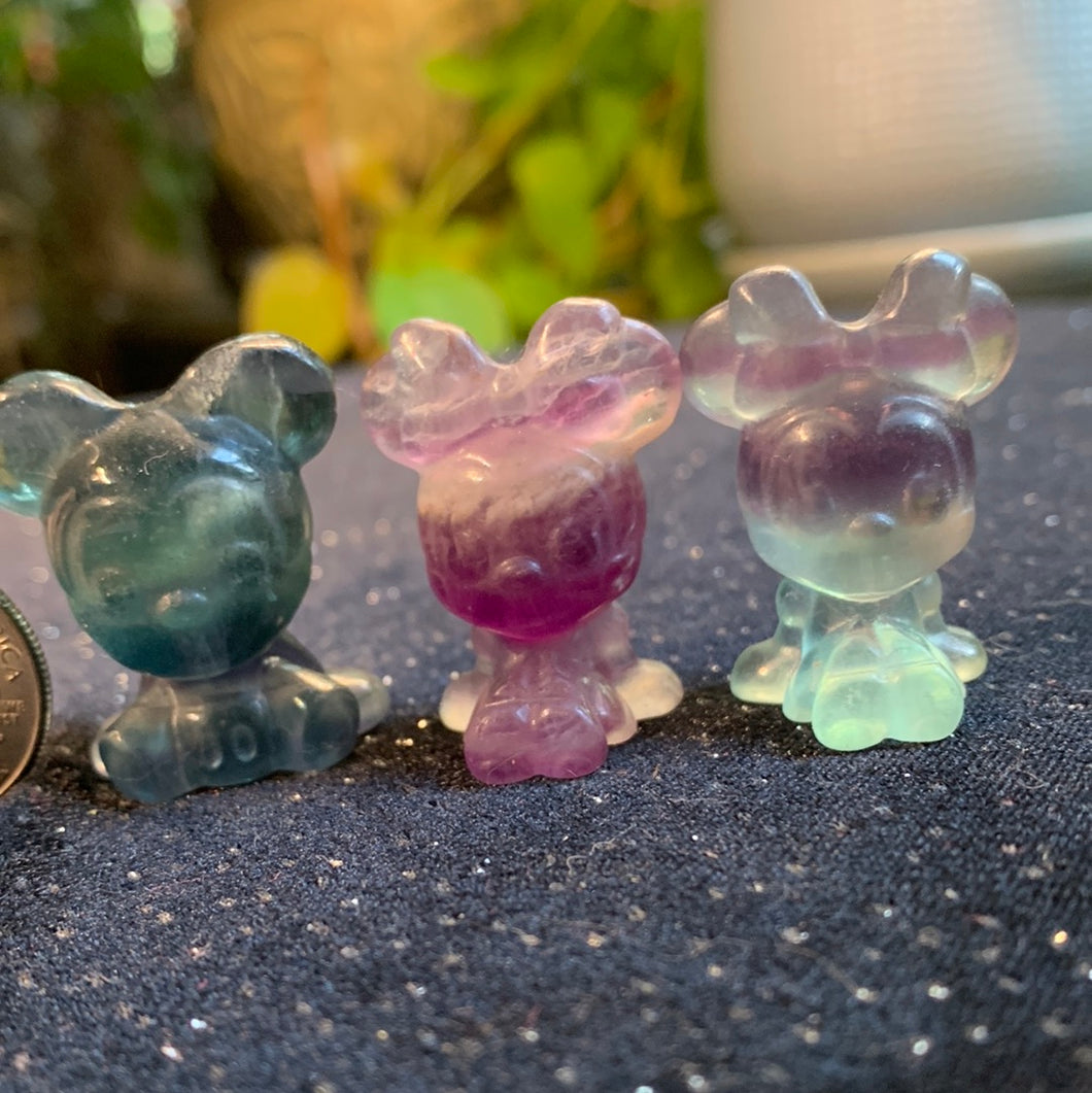 Rainbow Fluorite Mouse: Girl and Boy!