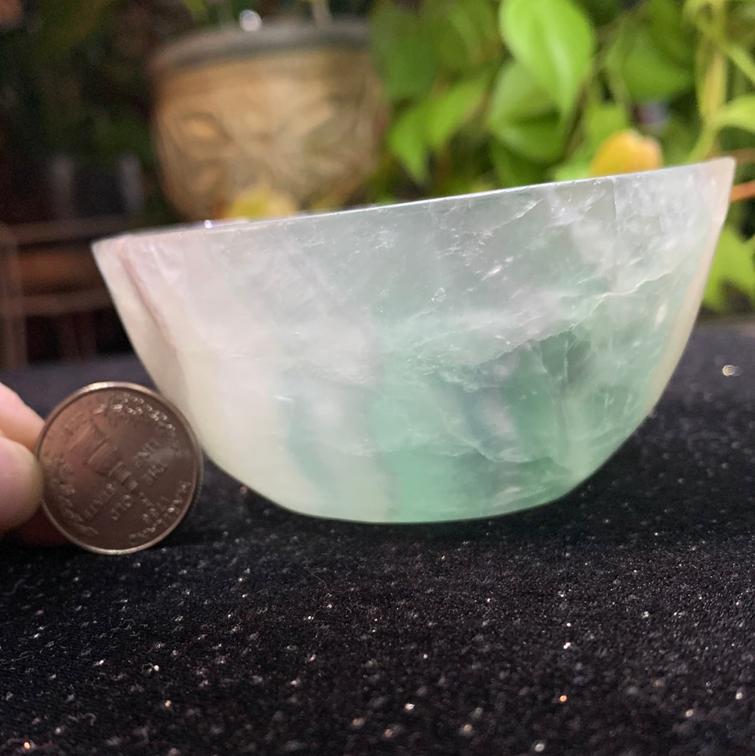Rainbow Fluorite Bowl 364 grams