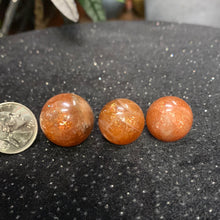 Load image into Gallery viewer, Mini AA Confetti Sunstone Spheres
