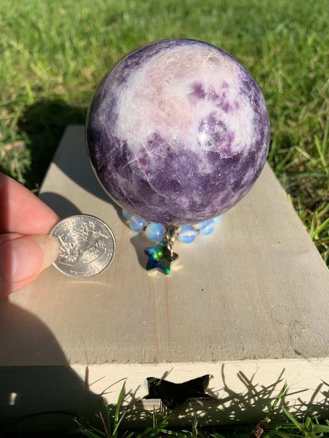 Purple Mica Spheres
