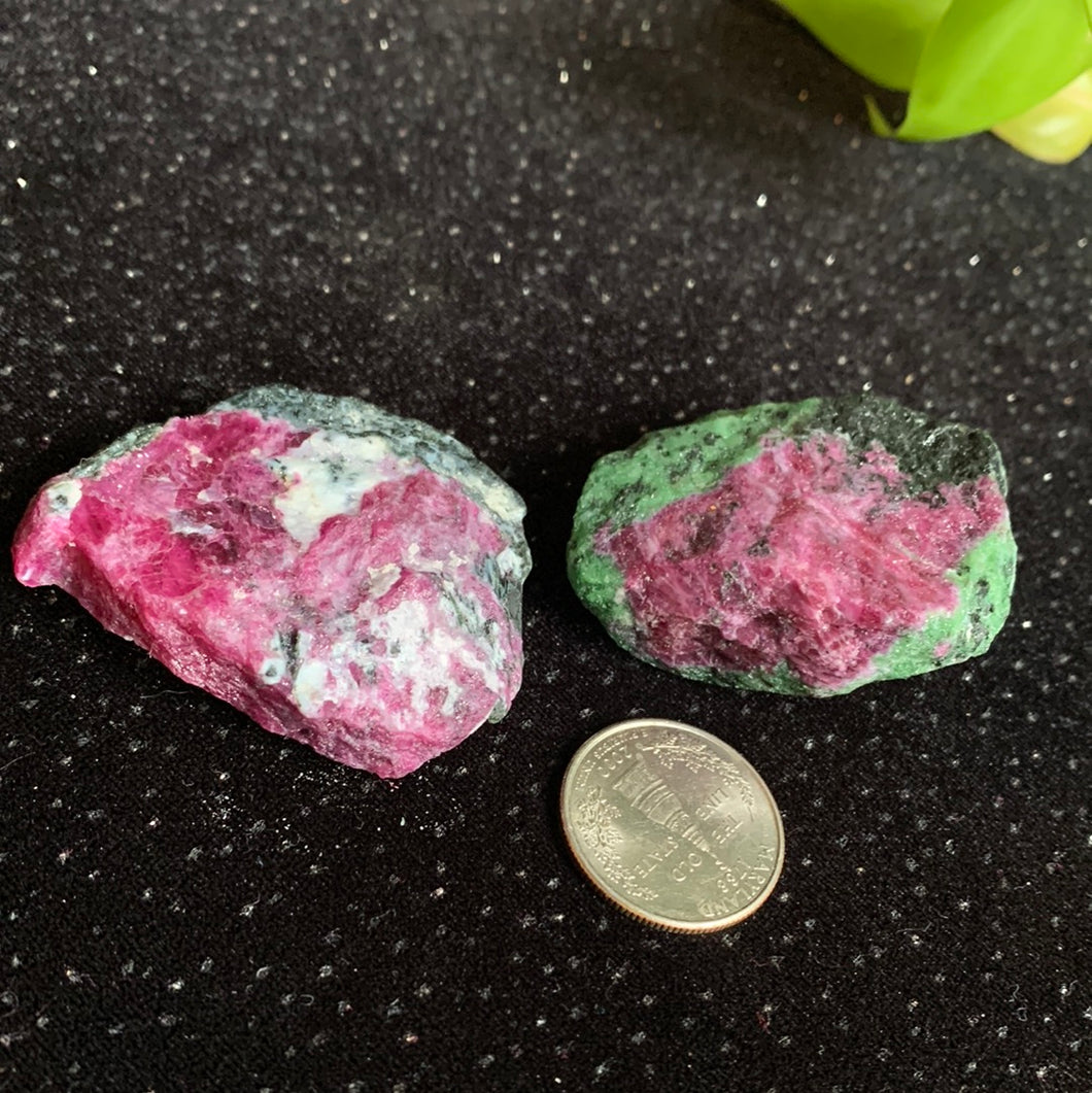 Ruby Zoisite Rough Palm Size