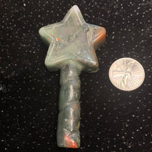 Load image into Gallery viewer, African Bloodstone Star Wand 3.71&quot;
