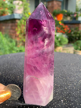 Load image into Gallery viewer, Pink Fluorite Tower 328 grams
