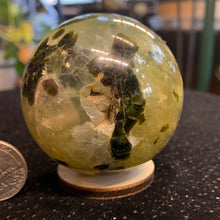 Load image into Gallery viewer, 2.37&quot; Prehnite Sphere 354 grams
