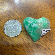 Load image into Gallery viewer, Small Emerald Heart carving
