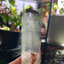 Load image into Gallery viewer, 4.6&quot; Partially Raw Garden Quartz Point with Phantoms 192 grams
