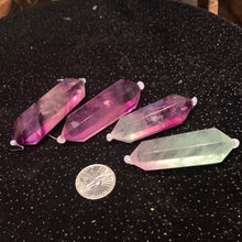 Load image into Gallery viewer, Rainbow Fluorite Double Point- Small
