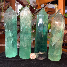 Load image into Gallery viewer, AA Green Fluorite Towers- Many Sizes to Choose From!
