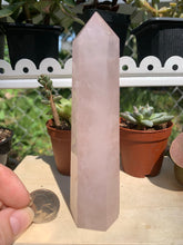 Load image into Gallery viewer, Flashy Rose Quartz Tower
