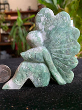 Load image into Gallery viewer, 3.5” Moss Agate Fairy 174 grams
