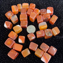 Load image into Gallery viewer, 412 grams Carnelian/Red Agate cubes

