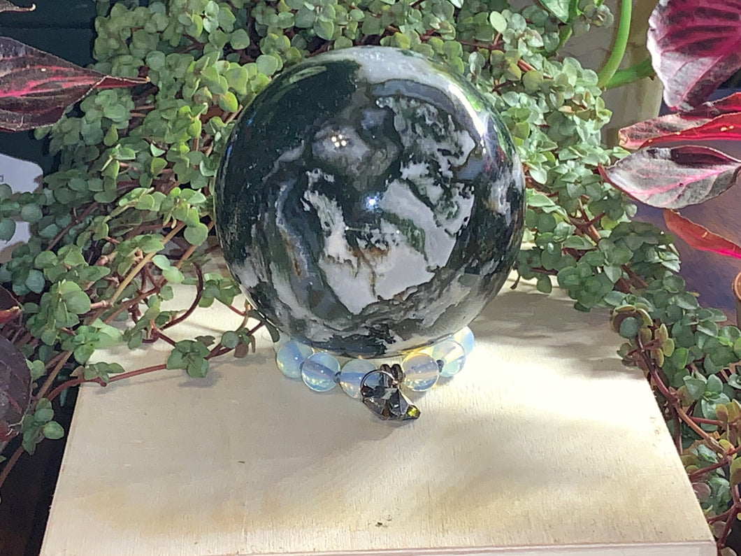 Very Nice Moss Agate Sphere