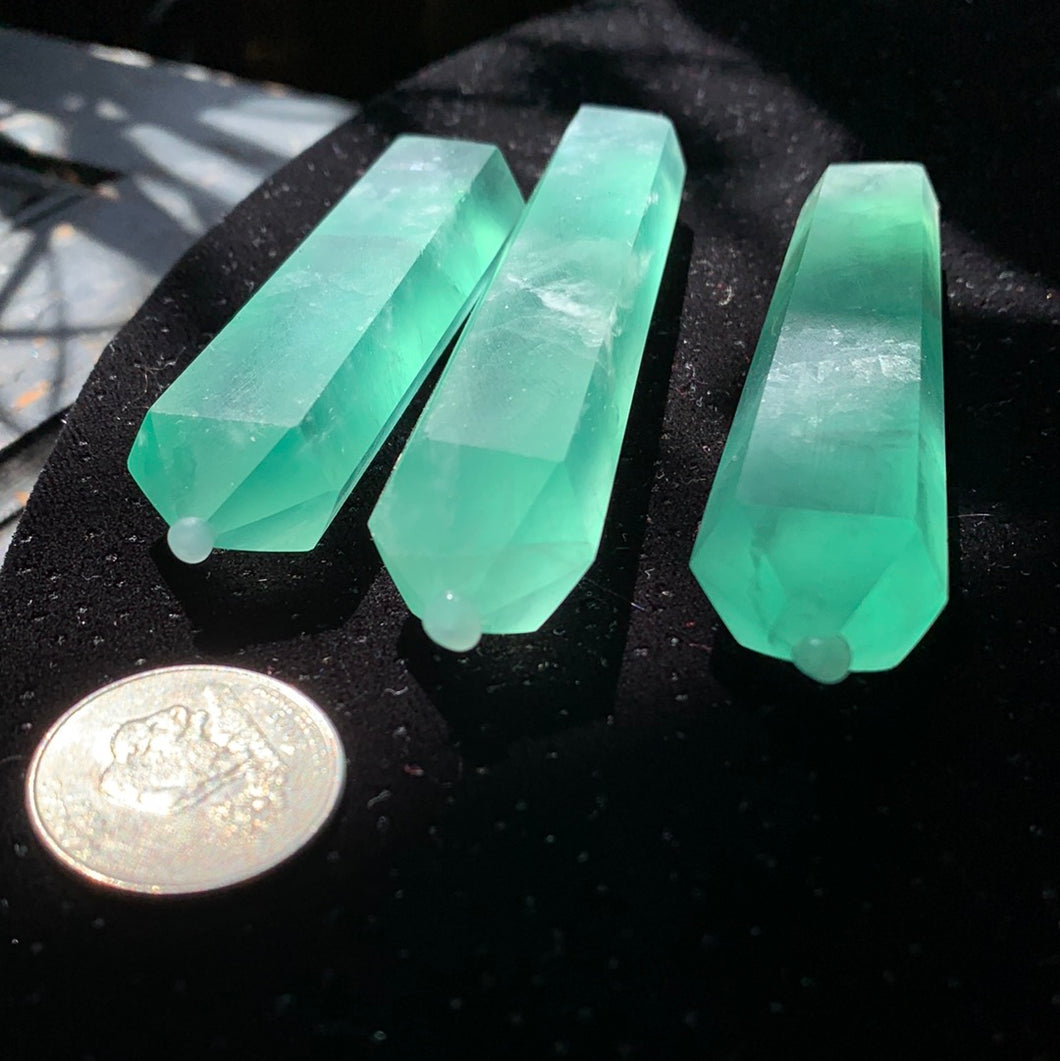 Green Fluorite Double Point- Small