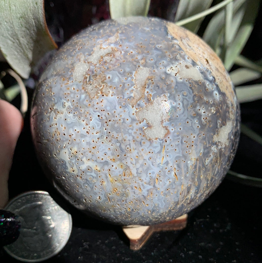 Amazingly Unusual Agate Sphere
