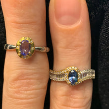 Load image into Gallery viewer, Tanzanite Adjustable Rings
