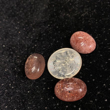 Load image into Gallery viewer, Red Strawberry Quartz Cabochons
