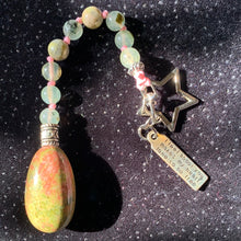 Load image into Gallery viewer, Motivational Handmade Mala Style Keychains
