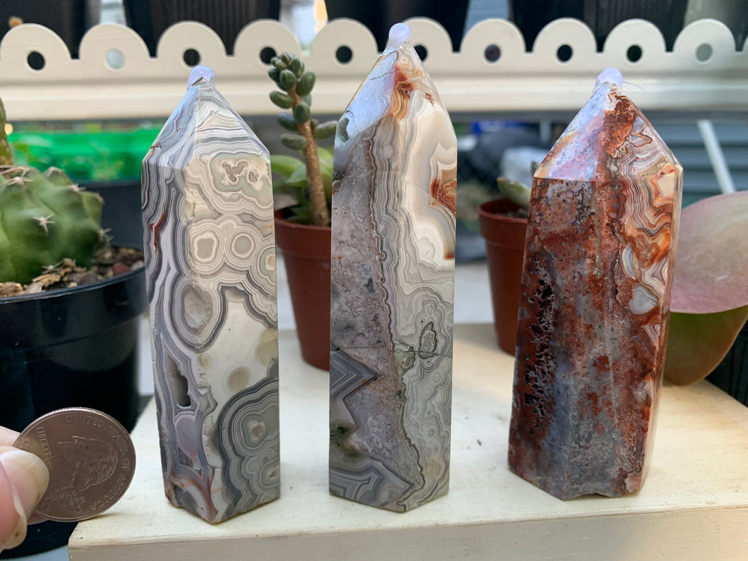 Mexican Crazy Agate Towers