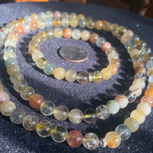 Load image into Gallery viewer, 15&quot; Mixed Rutilated Quartz Necklace w/Bracelet
