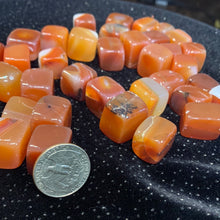 Load image into Gallery viewer, 412 grams Carnelian/Red Agate cubes
