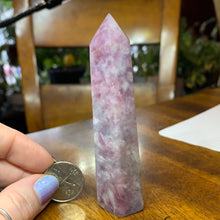 Load image into Gallery viewer, Lavender Rose Quartz Towers
